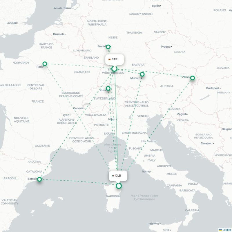 STR - OLB route map