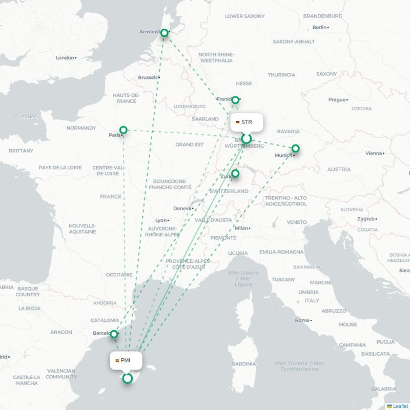 STR - PMI route map
