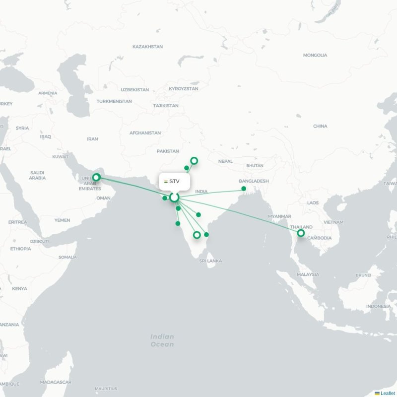 STV - BHJ route map