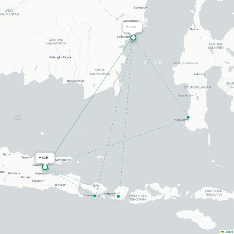 SUB - BPN route map