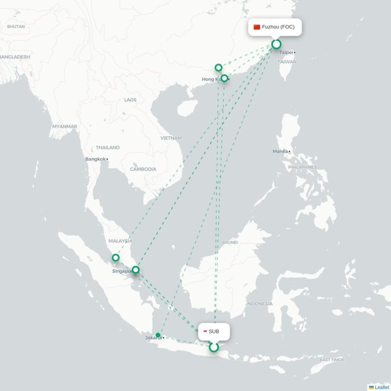 SUB - FOC route map
