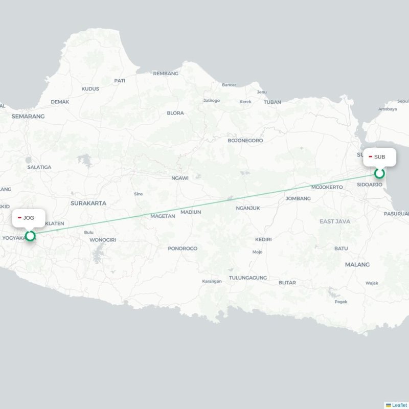 JOG - SUB route map
