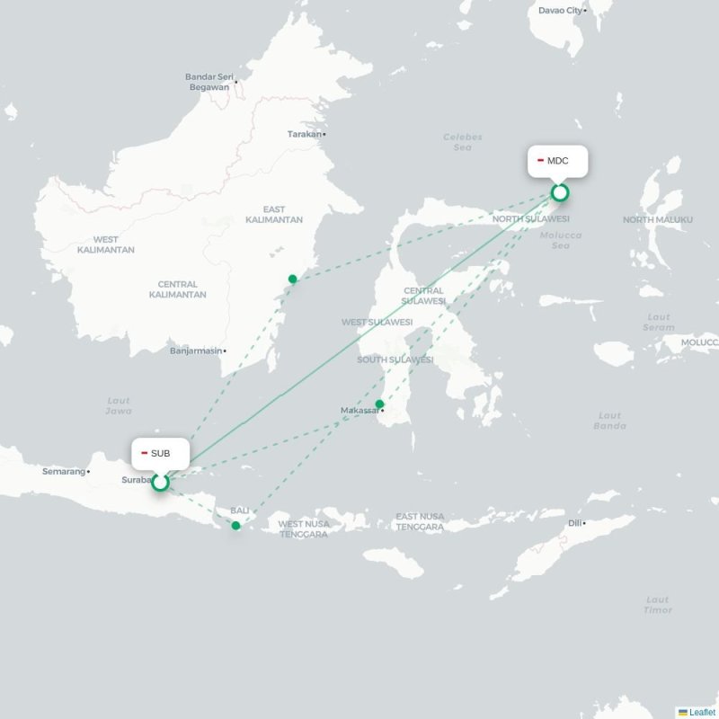 SUB - MDC route map