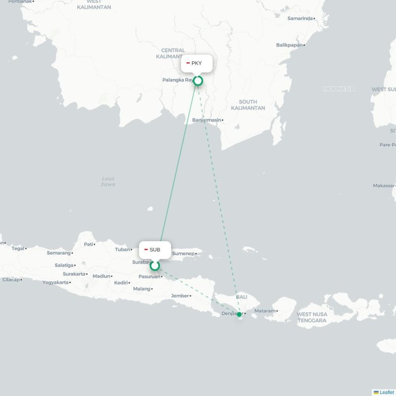 SUB - PKY route map