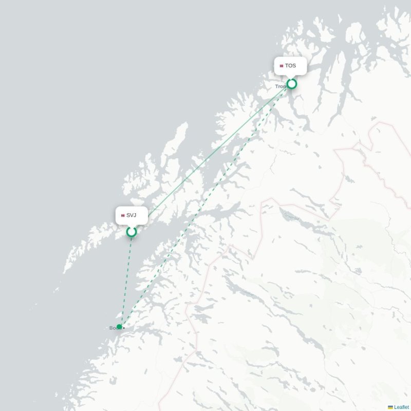 SVJ - TOS route map