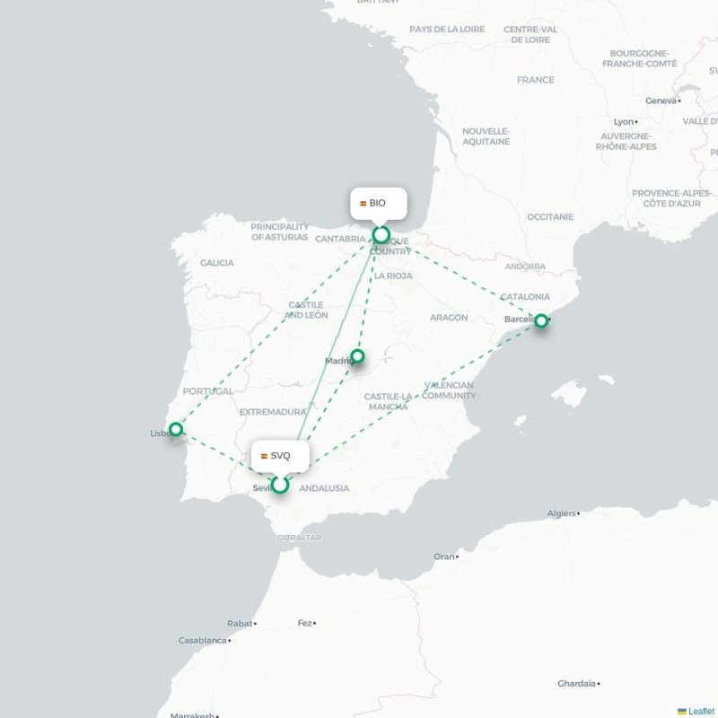 SVQ - BIO route map