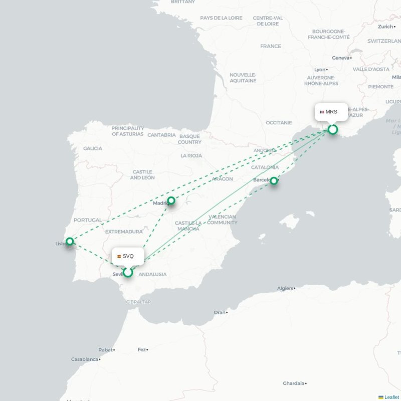 SVQ - MRS route map