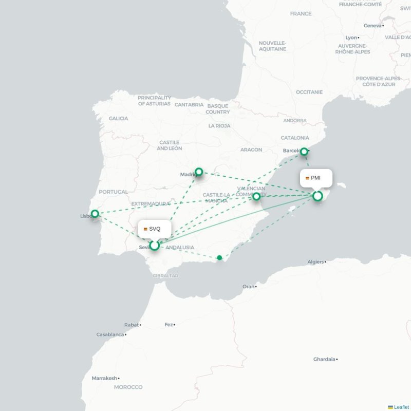 SVQ - PMI route map