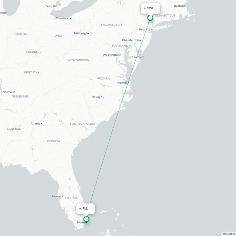 SWF - FLL route map