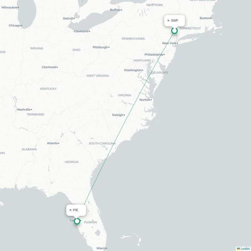 SWF - PIE route map