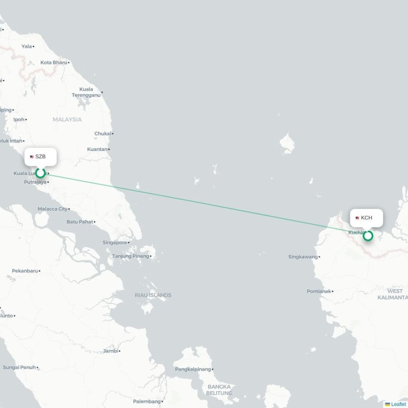 SZB - KCH route map