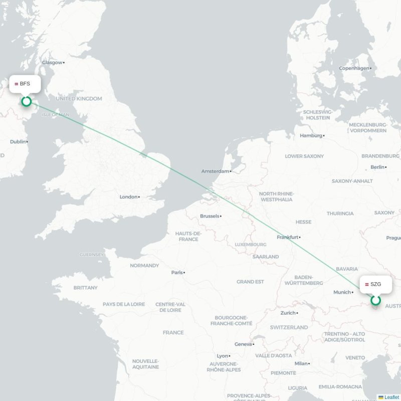 SZG - BFS route map