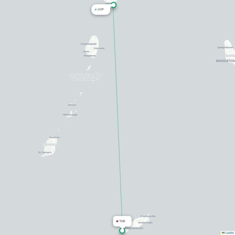 TAB - UVF route map