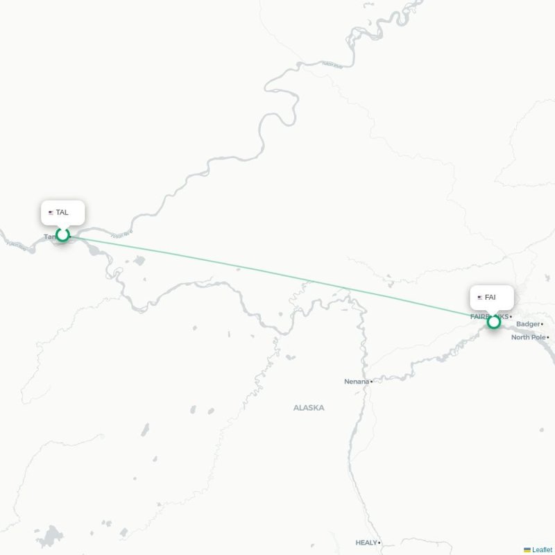 TAL - FAI route map