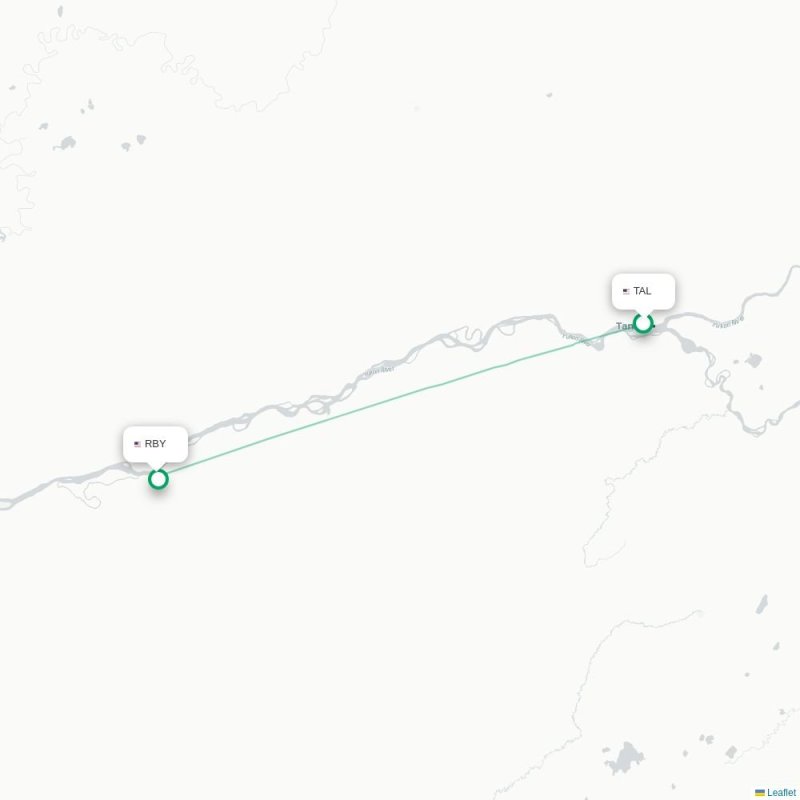 TAL - RBY route map