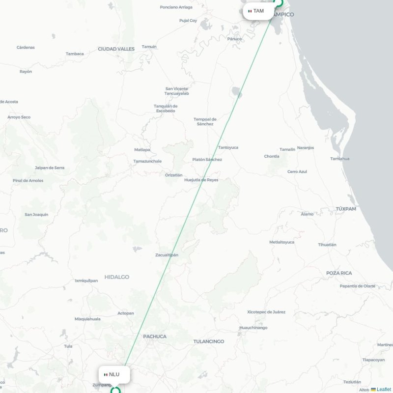 TAM - NLU route map