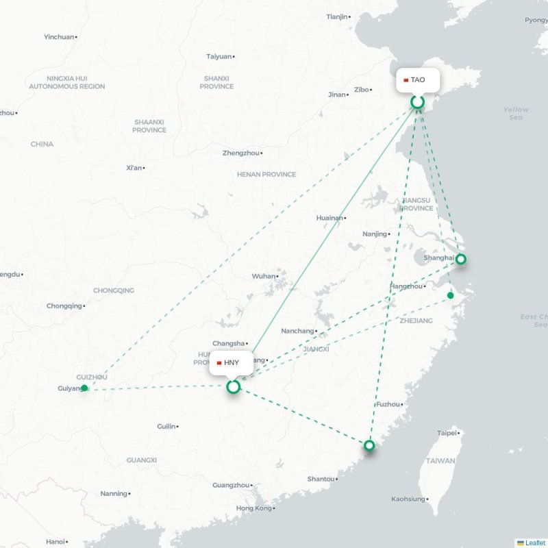 TAO - HNY route map
