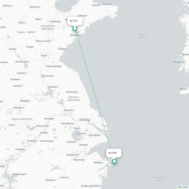 TAO - HSN route map
