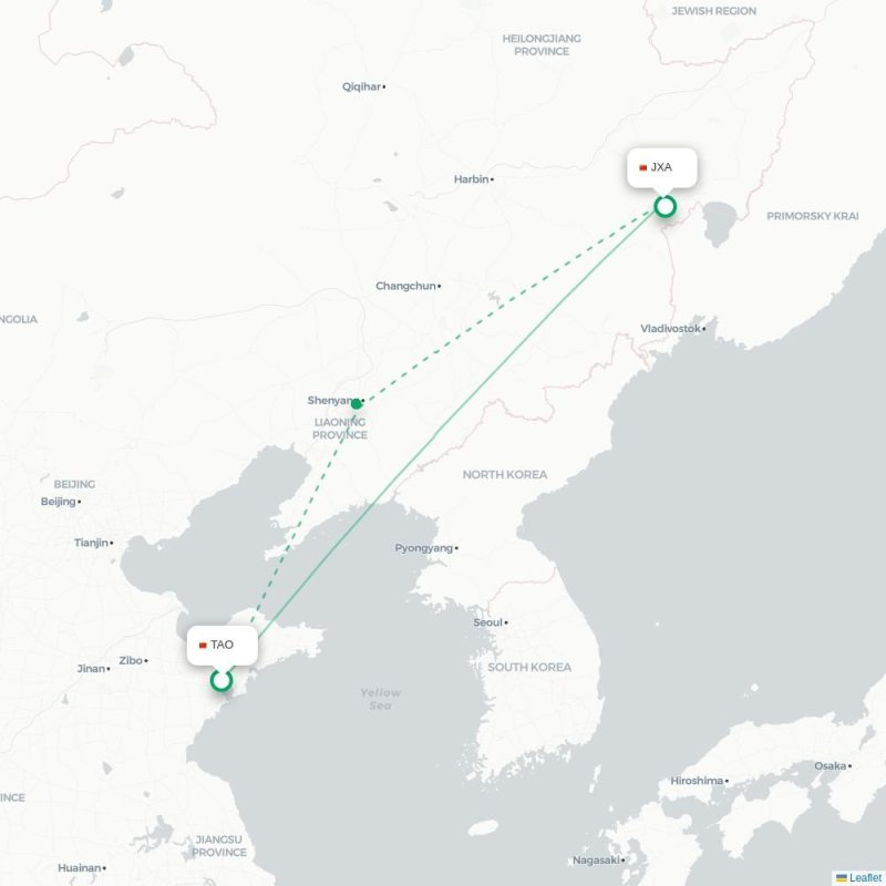 TAO - JXA route map