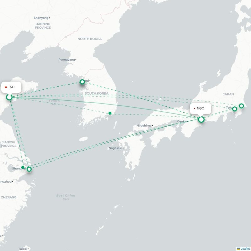 TAO - NGO route map