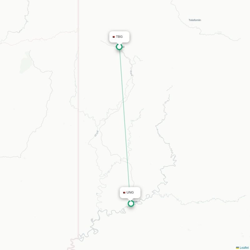 TBG - HGU route map