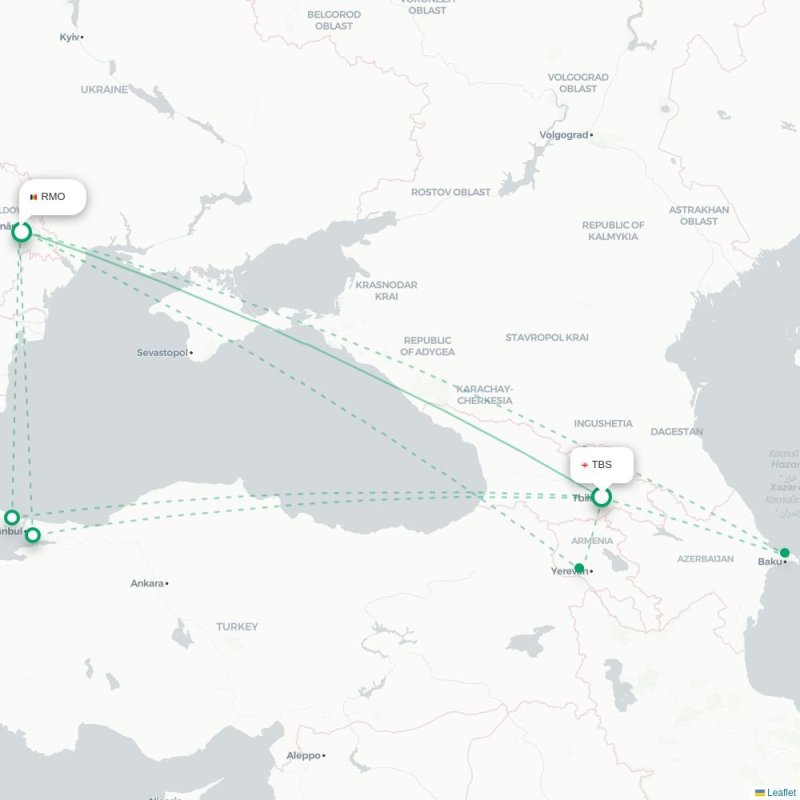 TBS - RMO route map