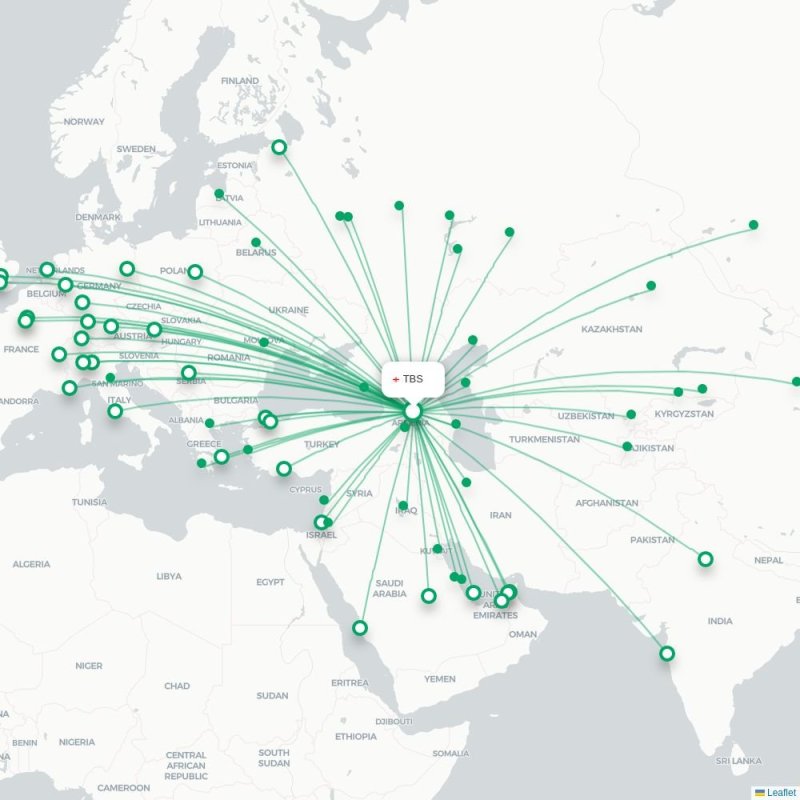 TBS - DOH route map