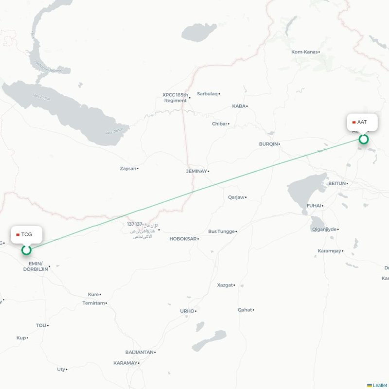 TCG - AAT route map