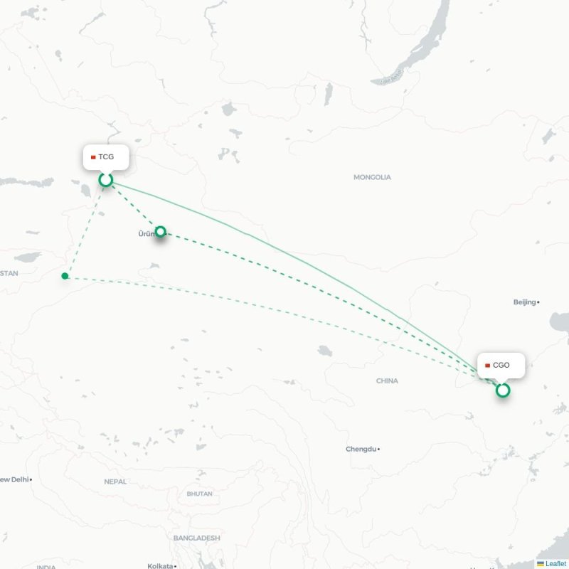 TCG - CGO route map