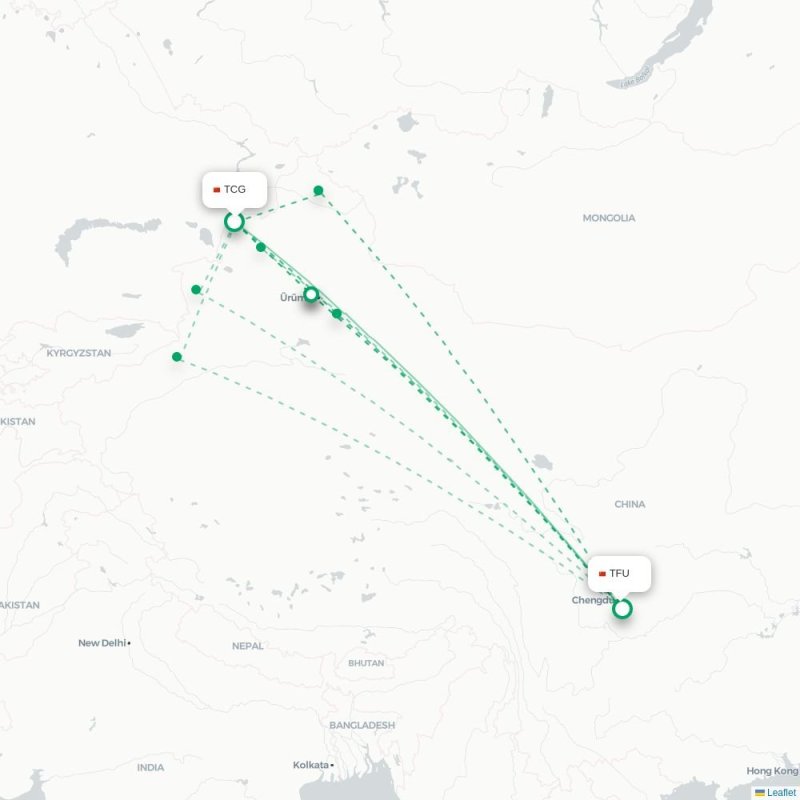 TCG - TFU route map