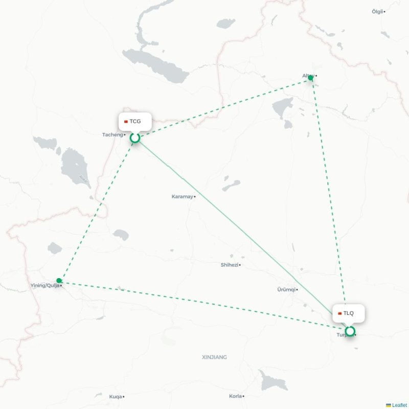 TCG - TLQ route map