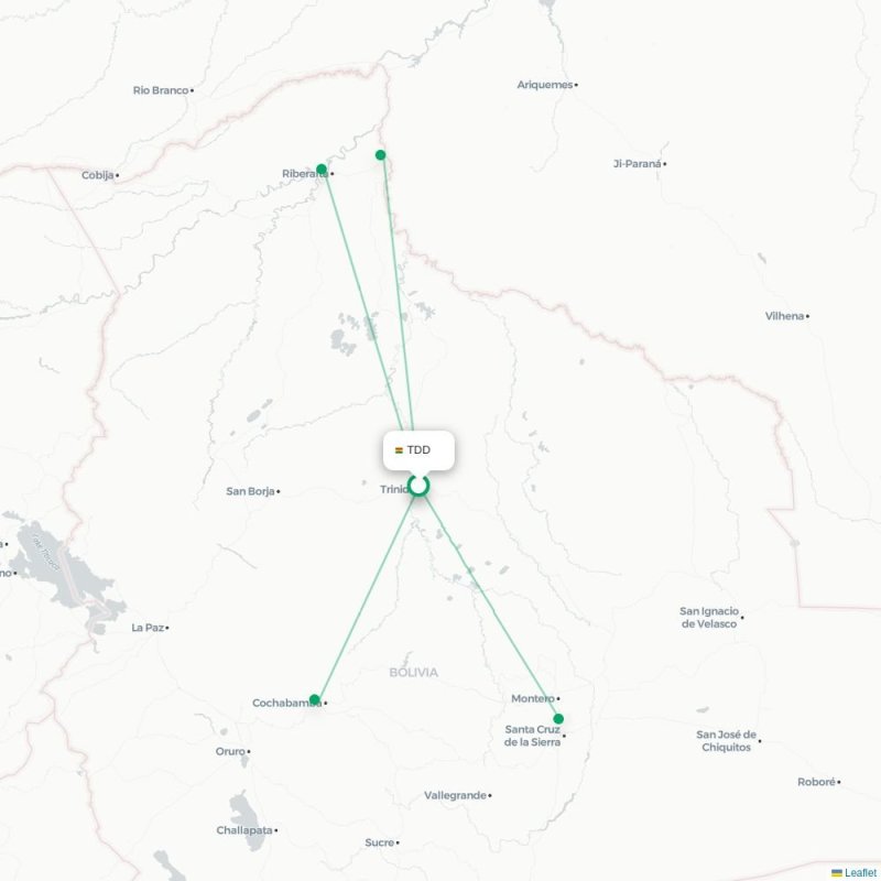 TDD - CBB route map