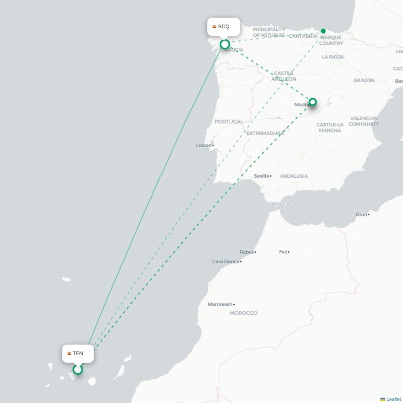 TFN - SCQ route map