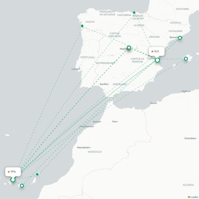 TFN - VLC route map