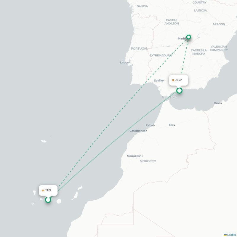 TFS - AGP route map