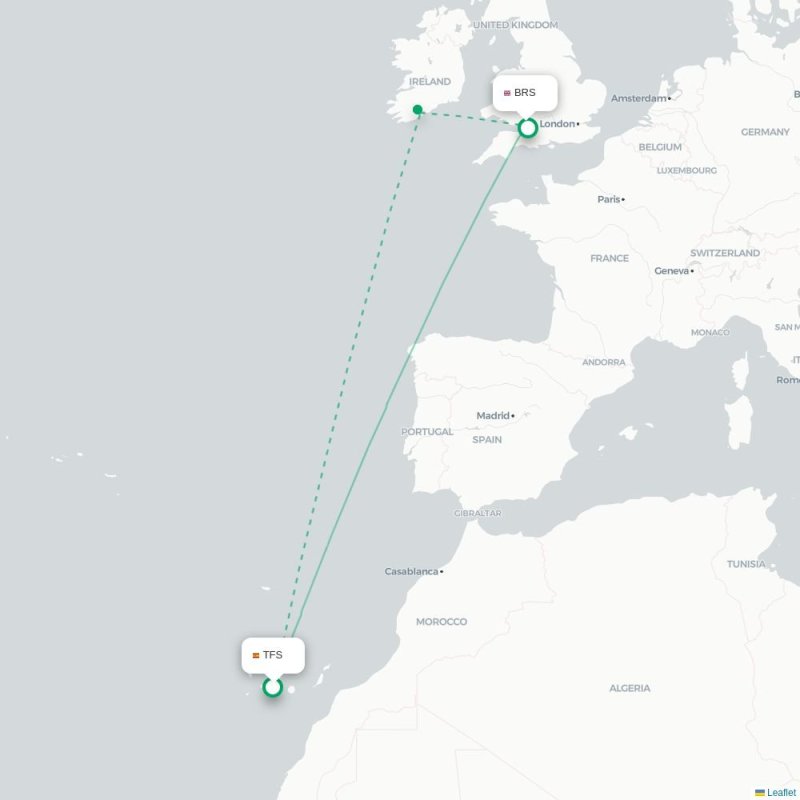 TFS - BRS route map