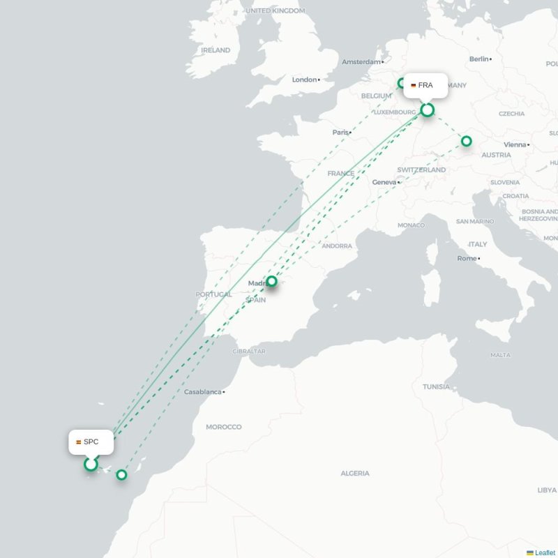 TFS - FRA route map