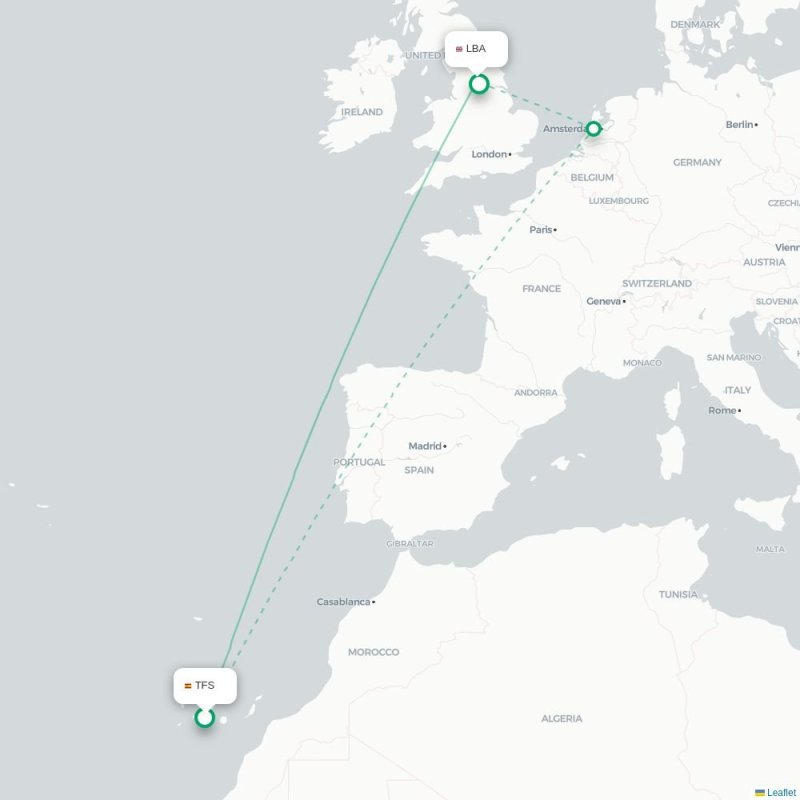 TFS - LBA route map