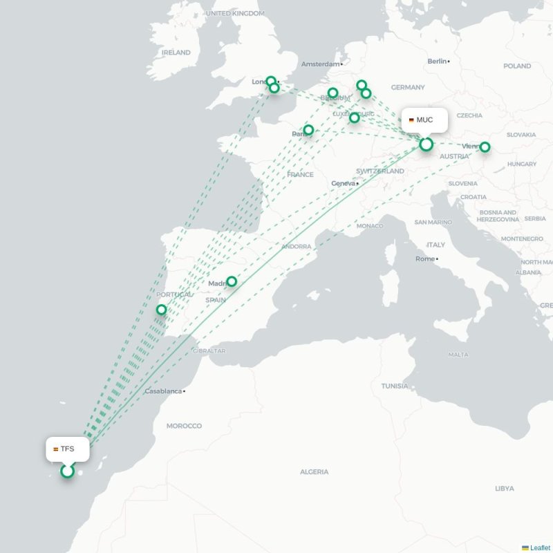 TFS - MUC route map