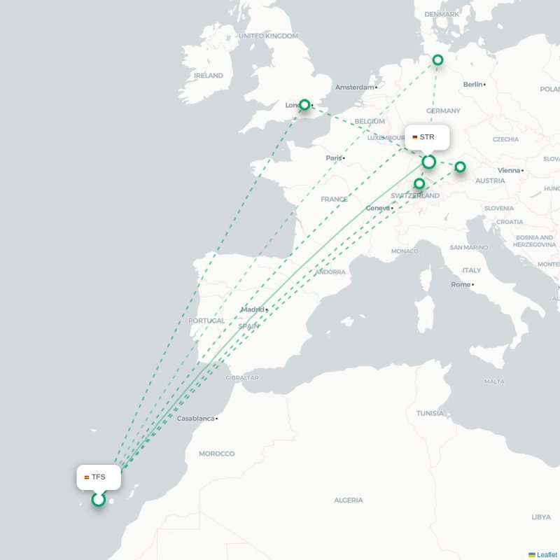 TFS - STR route map