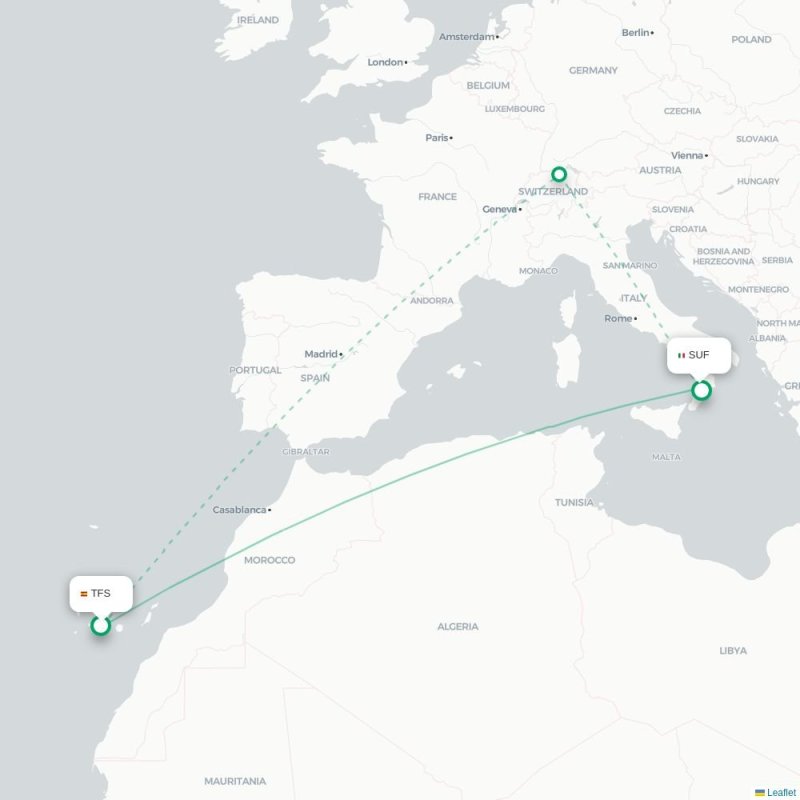 TFS - SUF route map