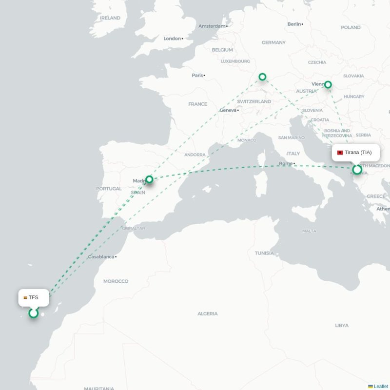 TFS - TIA route map