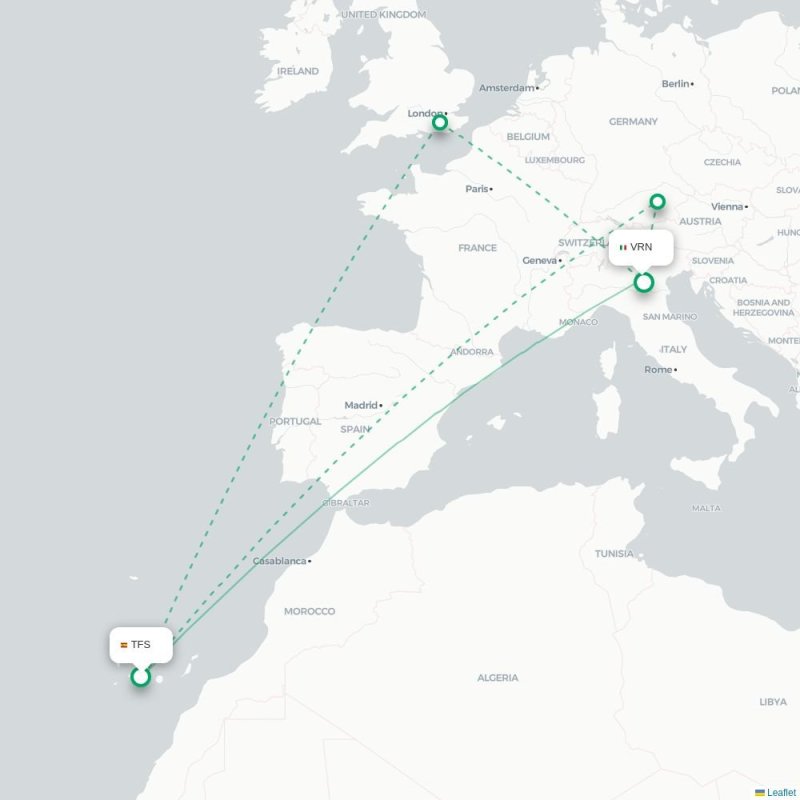 TFS - VRN route map