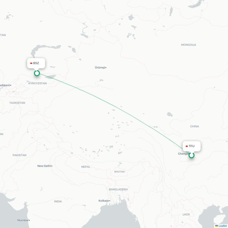 TFU - BSZ route map