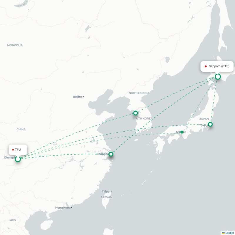 TFU - CTS route map