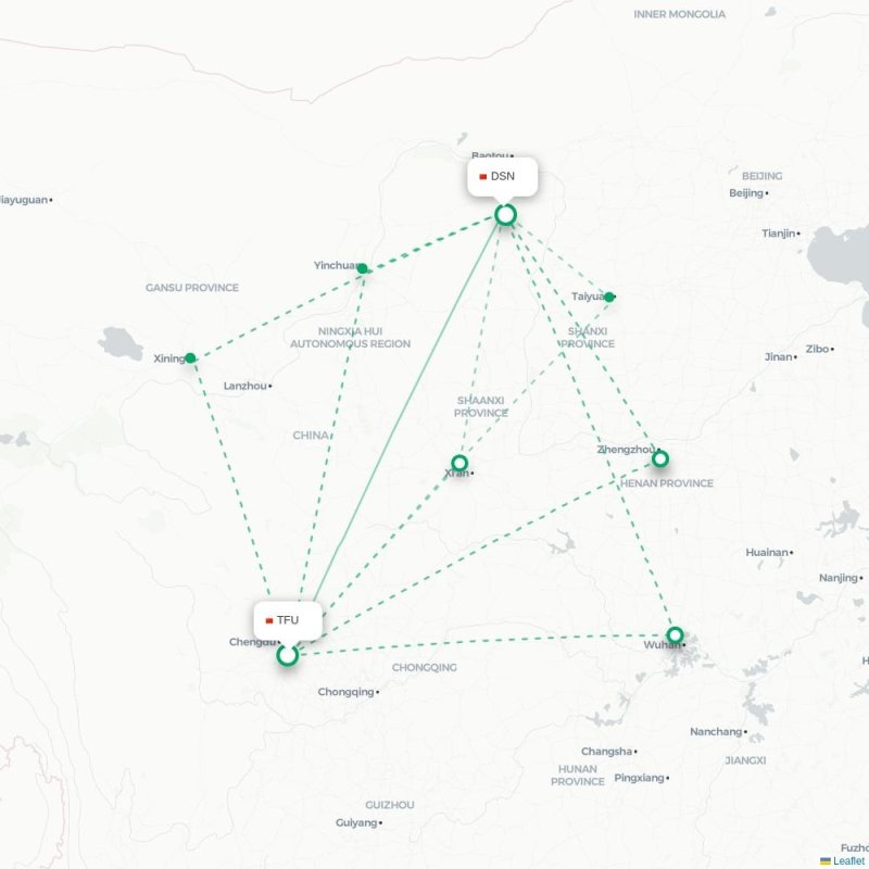 TFU - DSN route map