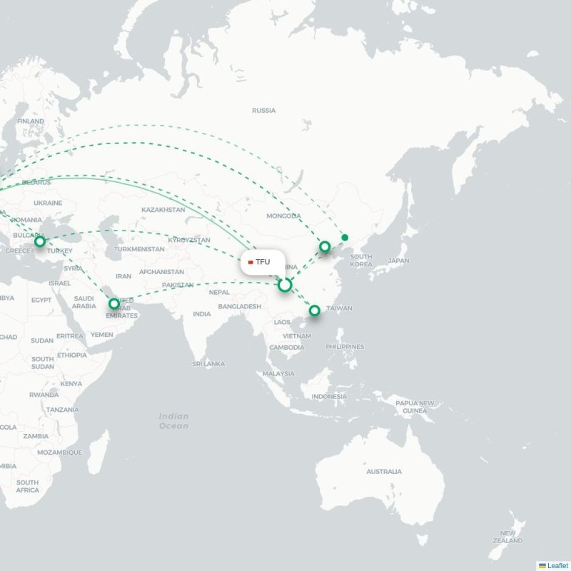 TFU - FRA route map