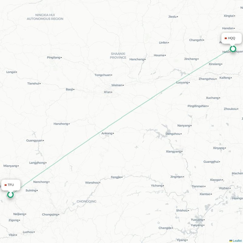 TFU - HQQ route map