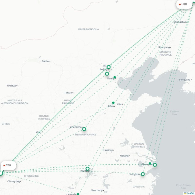 TFU - HRB route map