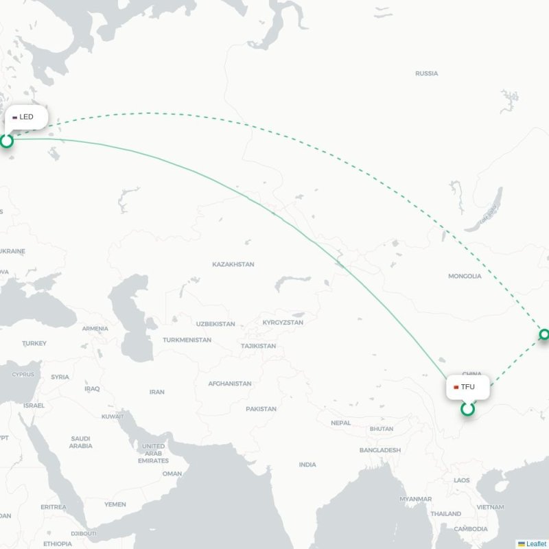 TFU - LED route map